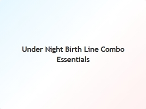 Under Night Birth Line Combo Essentials